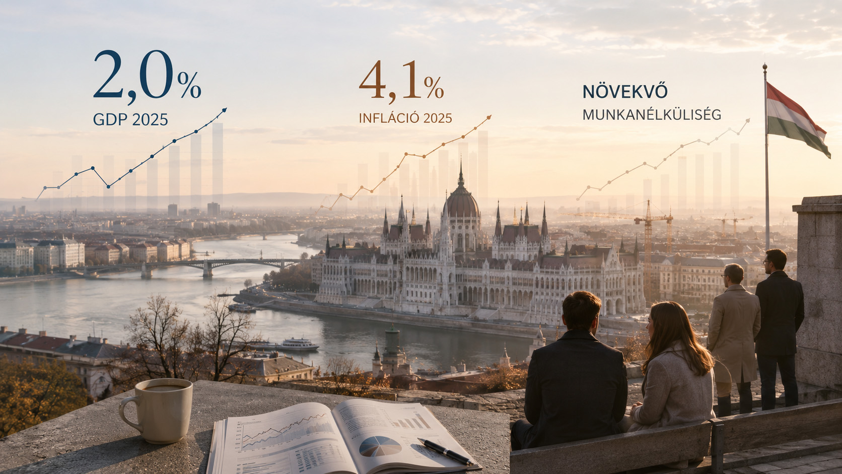 Featured image for “Gyorsuló infláció és növekvő munkanélküliség mellett 2,0 százalékos gazdasági növekedés várható 2025-ben”